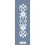 U32 Simetri Bordür Stencil 13x57cm