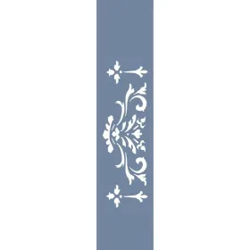 U45 Damask Bordür Stencil 13x57cm