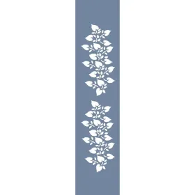U57 Floral Bordür Stencil 13x57cm
