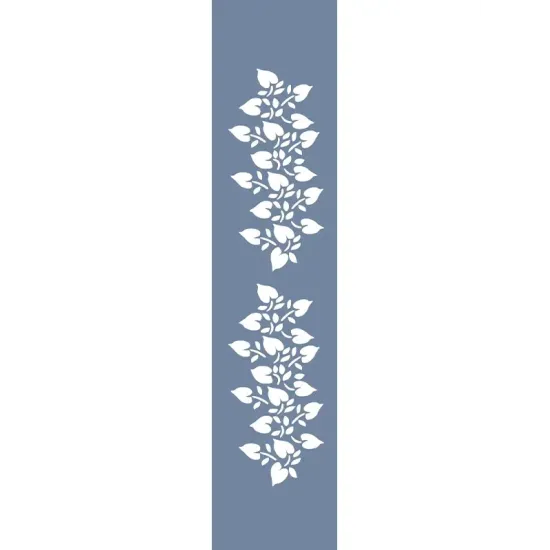 U57 Floral Bordür Stencil 13x57cm