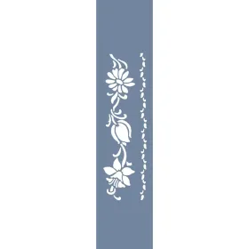 U59 Floral Bordür Stencil 13x57cm