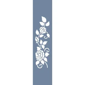 U61 Gül Bordür Stencil 13x57cm