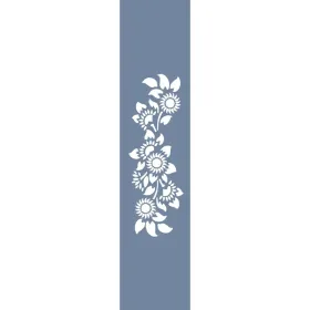 U63 Floral Bordür Stencil 13x57cm