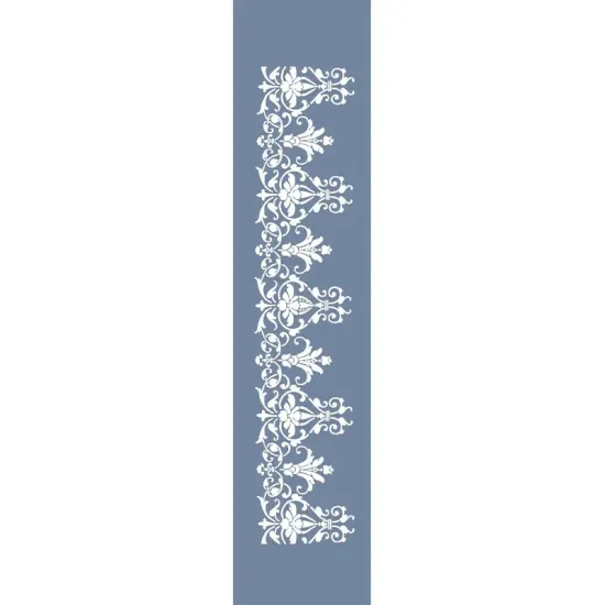 U66 Damask Bordür Stencil 13x57cm