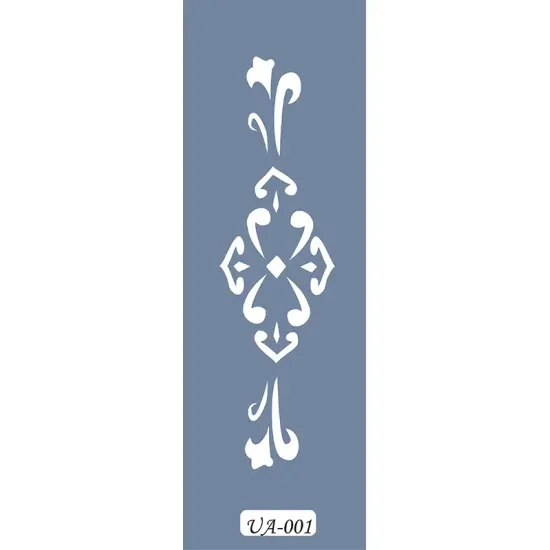 UA01 Geometrik UA Seri Stencil 10x25cm