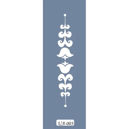 UA03 Simetrik UA Seri Stencil 10x25cm