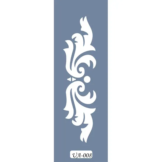 UA08 Barok UA Seri Stencil 10x25cm