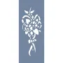 UA11 Floral UA Seri Stencil 10x25cm