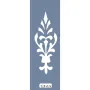 UA14 Damask UA Seri Stencil 10x25cm