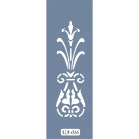 UA16 Barok UA Seri Stencil 10x25cm