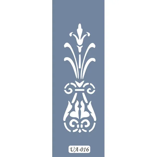 UA16 Barok UA Seri Stencil 10x25cm