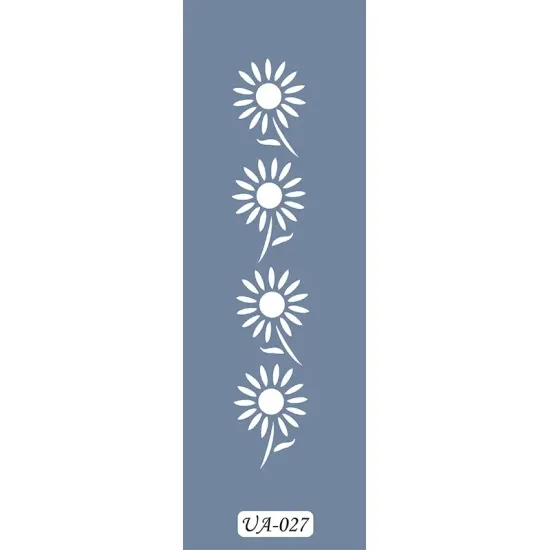 UA27 Papatya UA Seri Stencil 10x25cm