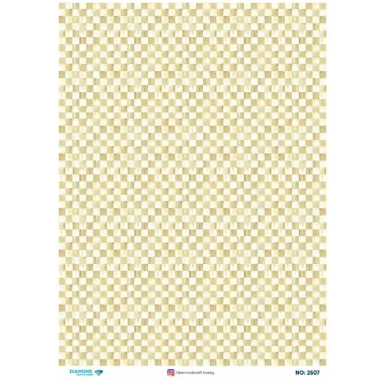 2507 Diamond Pirinç Dekopaj Kağıdı 30x42cm