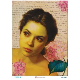 3833 Diamond Pirinç Dekopaj Kağıdı 30x42cm