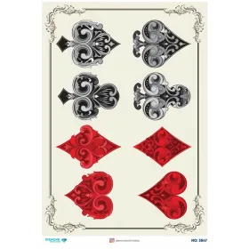 3847 Diamond Pirinç Dekopaj Kağıdı 30x42cm