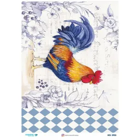3935 Diamond Pirinç Dekopaj Kağıdı 30x42cm