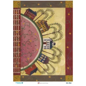 3962 Diamond Pirinç Dekopaj Kağıdı 30x42cm