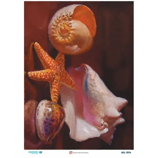 3974 Diamond Pirinç Dekopaj Kağıdı 30x42cm