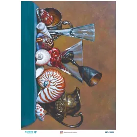 3982 Diamond Pirinç Dekopaj Kağıdı 30x42cm