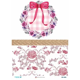 5274 Diamond Pirinç Dekopaj Kağıdı 30x42cm