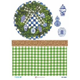 5280 Diamond Pirinç Dekopaj Kağıdı 30x42cm