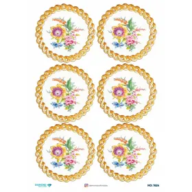 7624 Diamond Pirinç Dekopaj Kağıdı 30x42cm