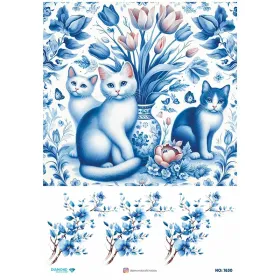 7630 Diamond Pirinç Dekopaj Kağıdı 30x42cm
