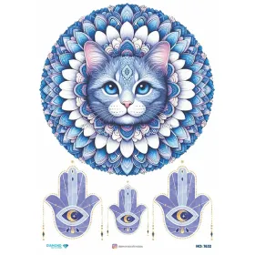 7632 Diamond Pirinç Dekopaj Kağıdı 30x42cm