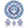7632 Diamond Pirinç Dekopaj Kağıdı 30x42cm