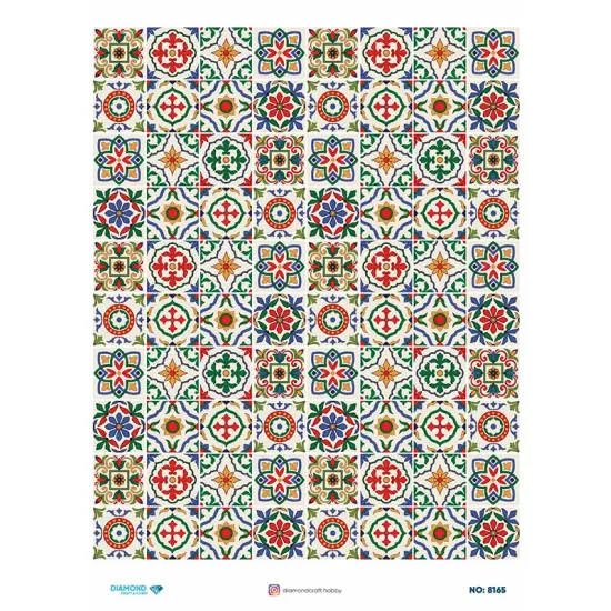 8165 Diamond Pirinç Dekopaj Kağıdı 30x42cm