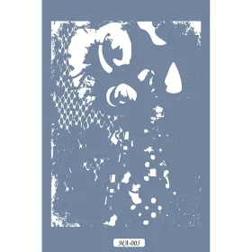 MA05 Mix Media Tavşan Stencil 21x29cm