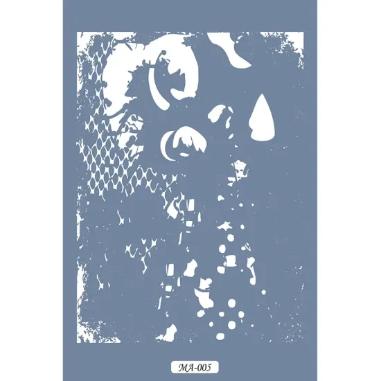 MA05 Mix Media Tavşan Stencil 21x29cm