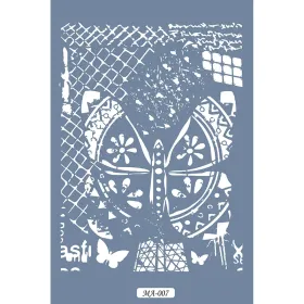 MA07 Mix Media Kelebek Stencil 21x29cm
