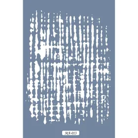 MA13 Mix Media Soyut Desen Stencil 21x29cm