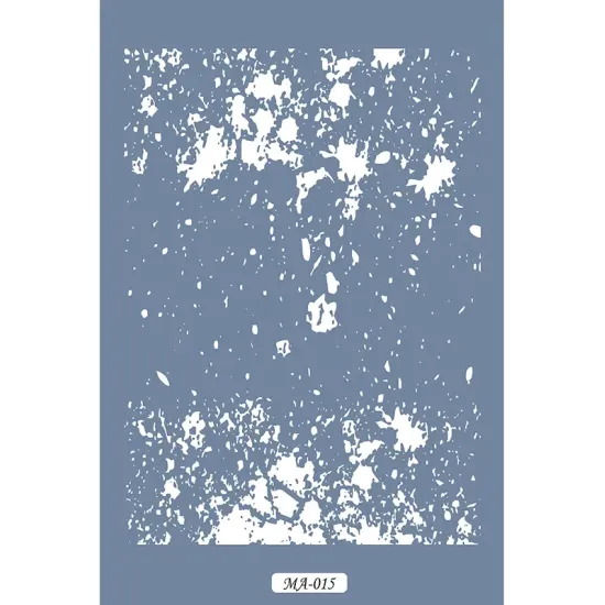 MA15 Mix Media Soyut Desen Stencil 21x29cm