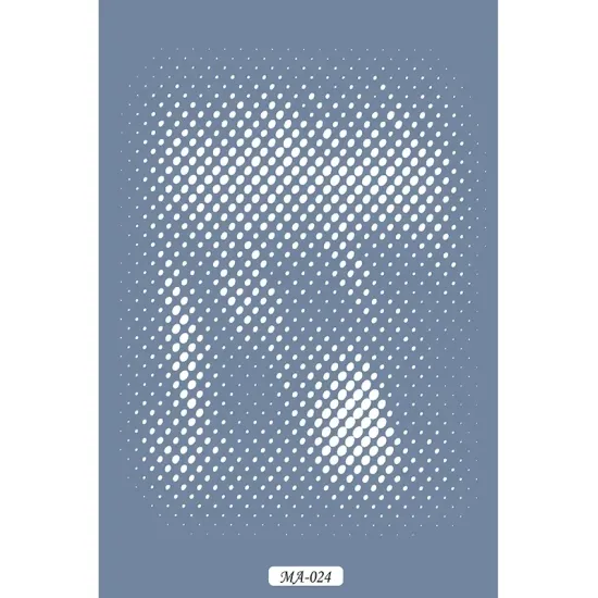 MA24 Mix Media Figür Stencil 21x29cm