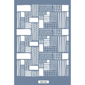 MA32 Mix Media Geometrik Desen Stencil 21x29cm