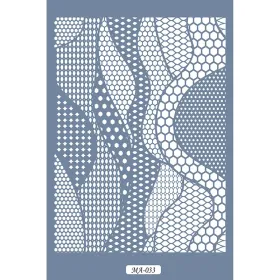 MA33 Mix Media Geometrik Desen Stencil 21x29cm