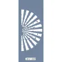 MU09 Mix Media Yarım Daire Desen Stencil