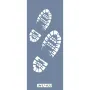 MU21 Mix Media Ayak İzi Stencil