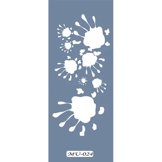 MU24 Mix Media Leke Stencil