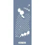 MU25 Mix Media Geometrik Desen Stencil
