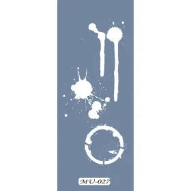 MU27 Mix Media Damla Stencil