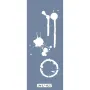 MU27 Mix Media Damla Stencil