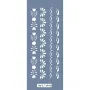MU46 Mix Media Çiçek ve Yaprak Stencil