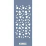 MU49 Mix Media Kalp Stencil
