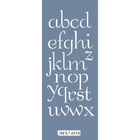MU56 Mix Media Alfabe Stencil