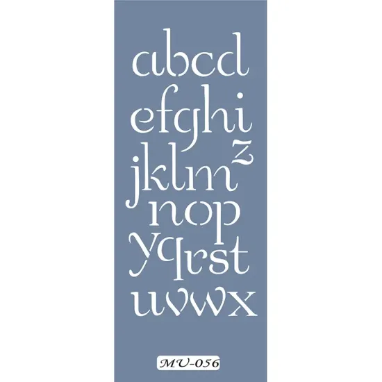 MU56 Mix Media Alfabe Stencil
