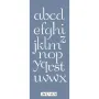 MU56 Mix Media Alfabe Stencil