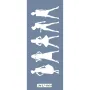MU64 Mix Media Kadın Figür Stencil